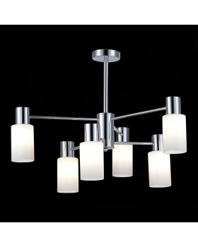 SLE1139-102-06 Люстра потолочная Хром/Белый E14 6*60W GESSI-foto4