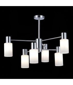 SLE1139-102-06 Люстра потолочная Хром/Белый E14 6*60W GESSI-foto4