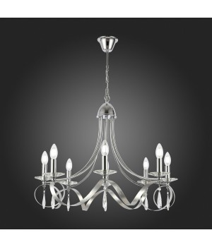 SLE120203-08 Светильник подвесной Хром E14 8*40W FILATTA-foto7