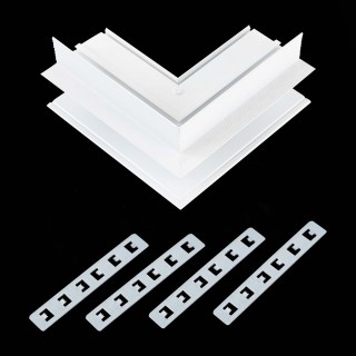 ST007.559.12 Внешний угол-соединитель для встраиваемого магнитного шинопровода под ГКЛ 12мм ST-Luce Белый SKYLINE 48-foto2