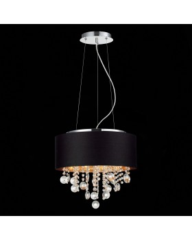 SL1350.403.04 Светильник подвесной ST-Luce Хром/Черный, Золотистый, Прозрачный E14 4*40W LACCHIA-foto2