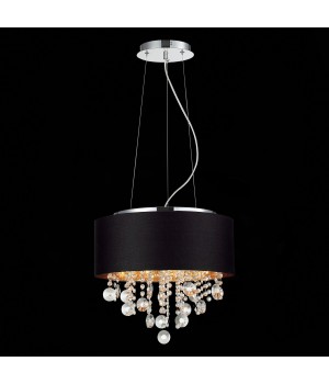 SL1350.403.04 Светильник подвесной ST-Luce Хром/Черный, Золотистый, Прозрачный E14 4*40W LACCHIA-foto2