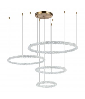 SL6110.203.04 Люстра подвесная ST-Luce Золотистый/Прозрачный LED 4*42W 3000 - 6500K AVANA-foto4