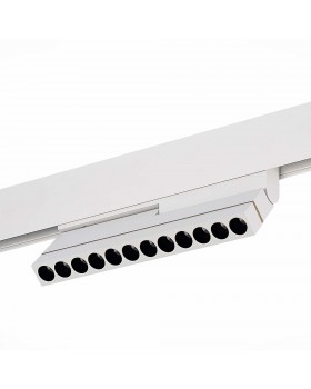 ST805.546.12 Магнитный трековый светильник Белый LED 1*12W 4000K 500Lm Ra>90 36° IP20 L220xW22xH117 48VV SKYLINE 48-foto2