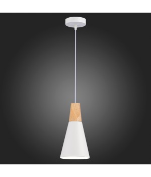SLE125153-01 Подвес Белый/Белый, Светлое дерево E14 1*40W MODICA-foto5