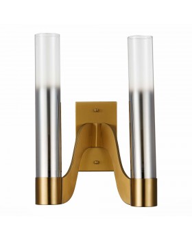 SL1235.301.02 Бра ST-Luce Латунь/Хром, Прозрачный E14 2*40W ETTORE-foto2