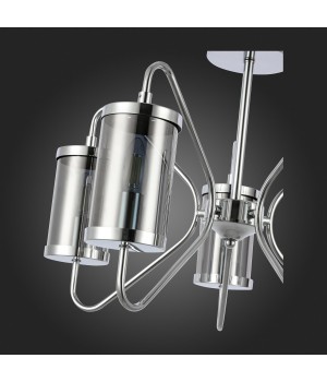 SLE102302-05 Люстра потолочная Хром/Дымчатый E14 5*40W VALIERI-foto9