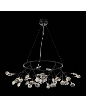 SL411.443.45 Люстра подвесная ST-Luce Черный/Дымчатый G4 45*1,5W RICCARDO-foto8