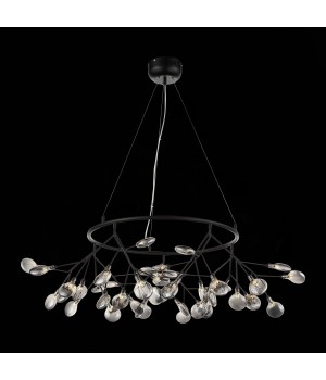 SL411.443.45 Люстра подвесная ST-Luce Черный/Дымчатый G4 45*1,5W RICCARDO-foto8