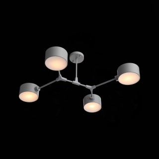 SLE183702-04 Люстра потолочная Серый/Серый E14 4*60W GIMENTO-foto8