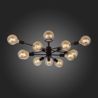 SL419.402.12 Люстра потолочная Черный E27 12*60W ANO-foto11