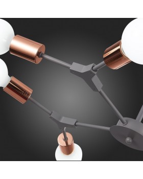 SLE106403-08 Люстра подвесная Серый, Розовое золото E27 8*60W PALARE-foto15