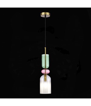 SL2000.203.01 Подвес ST-Luce Золотистый/Дымчатый E14 1*40W GEA-foto4