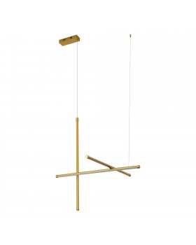 SL6207.213.37 Светильник подвесной ST-Luce Матовое золото LED 1*37W 3000K RETICO-foto2