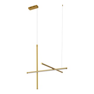 SL6207.213.37 Светильник подвесной ST-Luce Матовое золото LED 1*37W 3000K RETICO-foto2