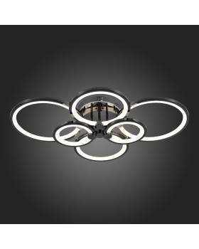 SLE200382-06 Светильник потолочный Темный хром/Белый LED 1*168W 3000-6000K LETO-foto3