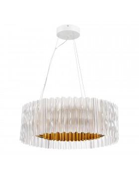 SL6012.203.01 Светильник подвесной ST-Luce Золотистый/Прозрачный LED 1*64W NAZARE-foto2