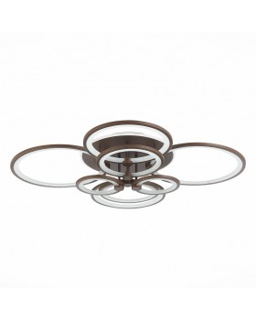 SLE200372-08RGB Светильник потолочный Кофейный/Белый LED 1*256W RGB 15W 3000-6000K LETO-foto4