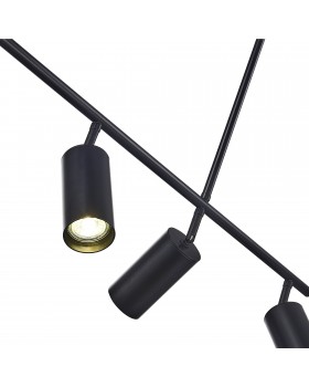 SL1206.403.05 Светильник подвесной ST-Luce Черный/Черный GU10 5*5W 4000K SORMANO-foto4