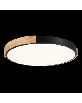SLE201342-01 Светильник потолочный Черный, Светлое дерево/Белый LED 1*40W 3000K/4000K/6000K DELIA-foto8