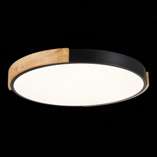 SLE201342-01 Светильник потолочный Черный, Светлое дерево/Белый LED 1*40W 3000K/4000K/6000K DELIA-foto8