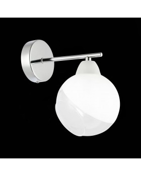 SLE102701-01 Бра Хром/Прозрачный, Матовый никель E14 1*40W GIORTE-foto3