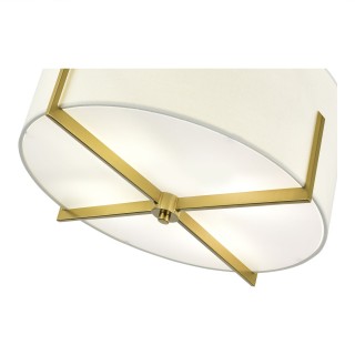 SLE3010-302-04 Светильник потолочный Латунь/Белый E27 4*60W LINTON-foto3