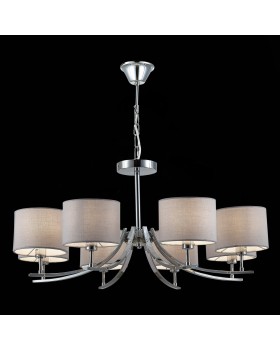 SLE105303-08 Люстра подвесная Хром/Серый E14 8*40W LINDA-foto9