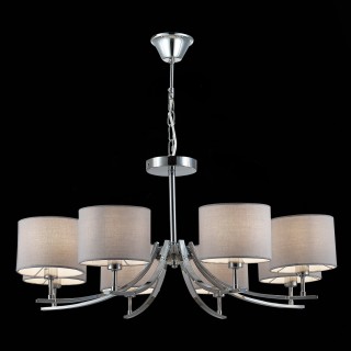 SLE105303-08 Люстра подвесная Хром/Серый E14 8*40W LINDA-foto9