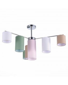 SLE300602-07 Люстра потолочная Хром/Белый, Бежевый, Зеленый E14 7*40W ESSENZA-foto2