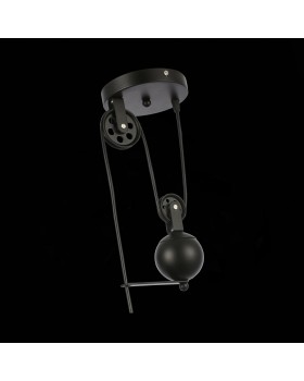 SLE120503-01 Светильник подвесной Черный/Черный E27 1*60W ESPERAZZA-foto6