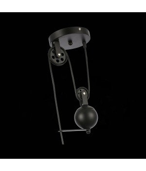 SLE120503-01 Светильник подвесной Черный/Черный E27 1*60W ESPERAZZA-foto6