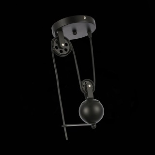 SLE120503-01 Светильник подвесной Черный/Черный E27 1*60W ESPERAZZA-foto6