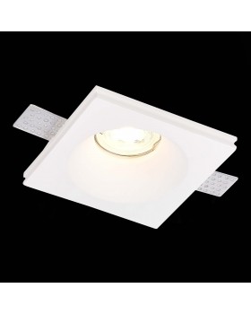 ST254.328.01 Св-к встр. из гипса Белый GU10 1*50W IP20 L200xW200xH40 220V Без ламп Встраиваемые светильники-foto3