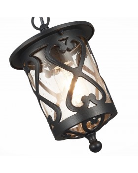 SL085.403.01 Светильник уличный подвесной ST-Luce Черный/Черный, Прозрачный E27 1*60W LORNE-foto3