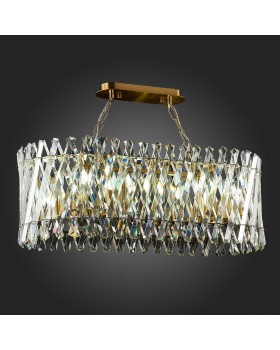 SL1170.303.10 Светильник подвесной ST-Luce Латунь/Прозрачный E14 10*40W FABIO-foto3