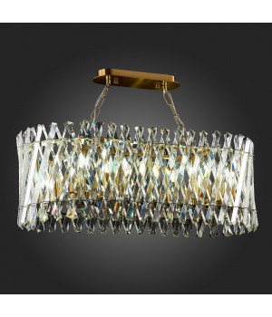 SL1170.303.10 Светильник подвесной ST-Luce Латунь/Прозрачный E14 10*40W FABIO-foto3