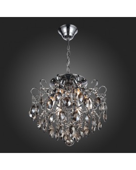 SL846.102.06 Люстра подвесная ST-Luce Темный хром/Тонированный черный E14 6*40W ORECCHINI-foto6