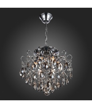 SL846.102.06 Люстра подвесная ST-Luce Темный хром/Тонированный черный E14 6*40W ORECCHINI-foto6