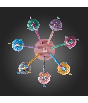 SL1700.782.07 Люстра потолочная ST-Luce Разноцветный E14 7*40W FIATA-foto10