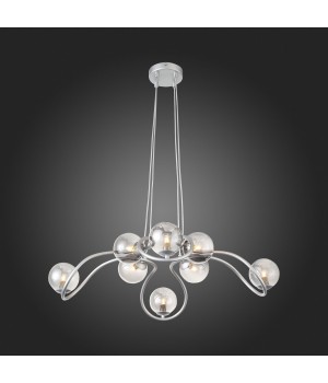 SL1502.103.08 Светильник подвесной ST-Luce Хром/Дымчатый G9 8*5W LEGATEZZA-foto6