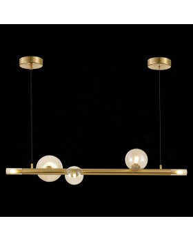 SL1509.203.05 Светильник подвесной ST-Luce Золотистый/Коньячный G9 5*5W CIELO-foto5