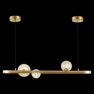 SL1509.203.05 Светильник подвесной ST-Luce Золотистый/Коньячный G9 5*5W CIELO-foto5