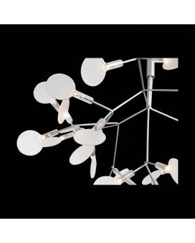 SL379.103.30 Люстра подвесная ST-Luce Серебристый/Белый LED 30*0,5W 3500K RAFINA-foto6