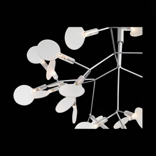 SL379.103.30 Люстра подвесная ST-Luce Серебристый/Белый LED 30*0,5W 3500K RAFINA-foto6