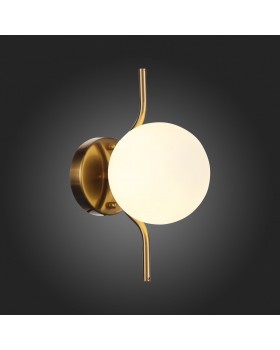 SL1126.201.01 Светильник настенный ST-Luce Золотистый/Белый G9 1*5W FORCIO-foto5