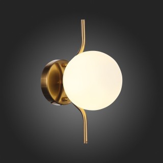 SL1126.201.01 Светильник настенный ST-Luce Золотистый/Белый G9 1*5W FORCIO-foto5