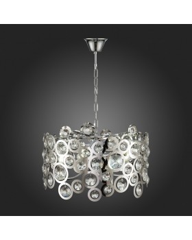 SL1103.103.08 Светильник подвесной ST-Luce Хром/Прозрачный,Хром E14 8*60W LETINA-foto3