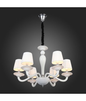 SL1112.503.06 Люстра подвесная ST-Luce Хром, Белый/Белый E14 6*40W SERENATTA-foto10