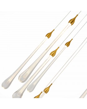 SL6103.203.09 Светильник подвесной ST-Luce Золотистый/Прозрачный LED 9*3W 4000K Faenza-foto3